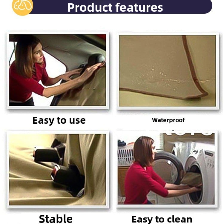Waterproof foldable pet seat cushion