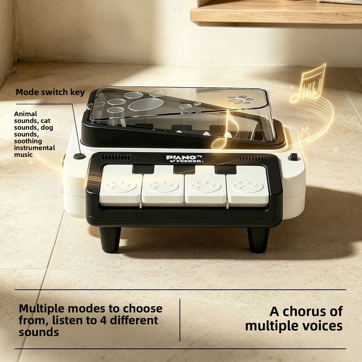 Interactive Piano Feeder