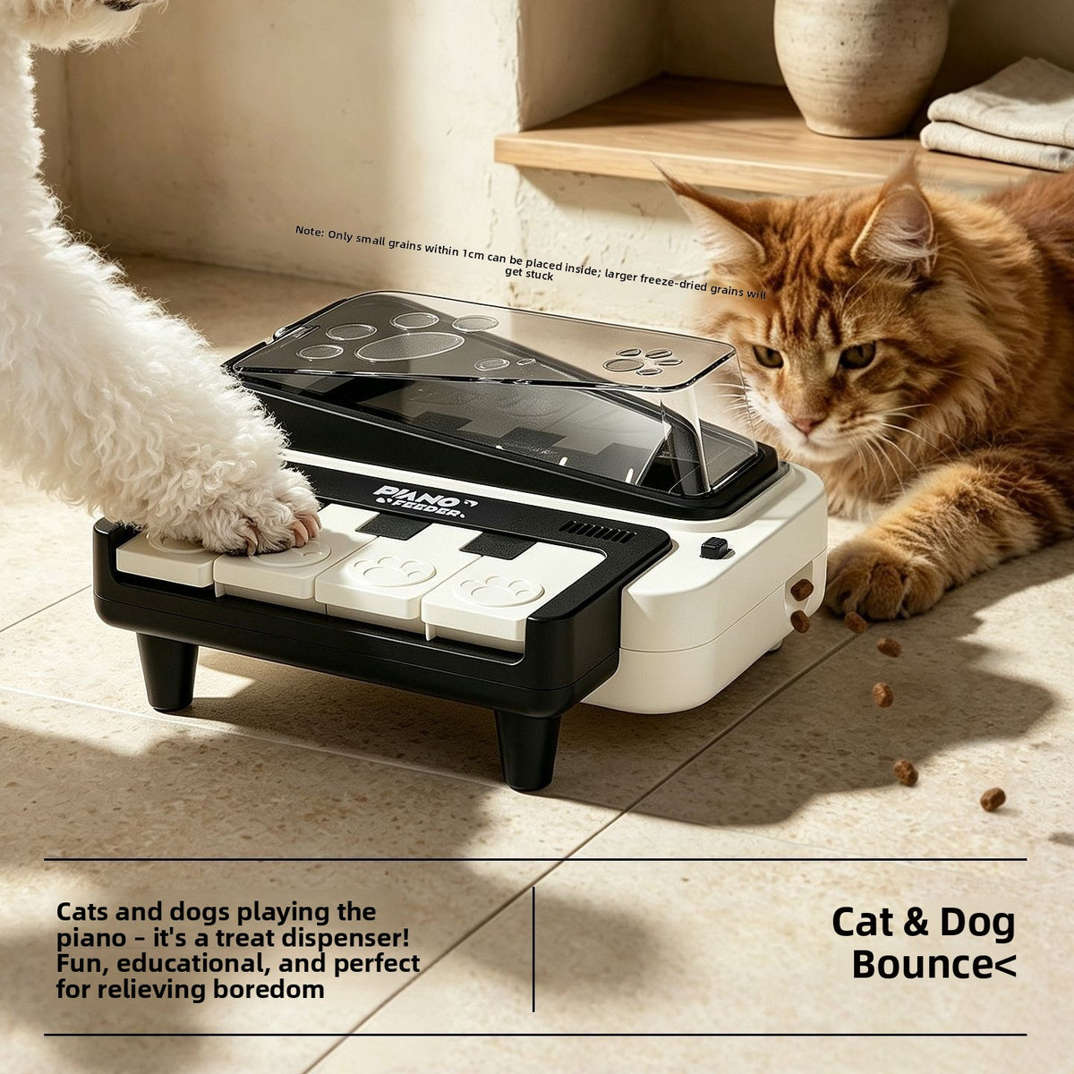 Interactive Piano Feeder