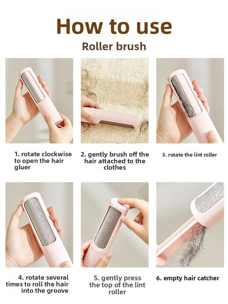 Rotating Mini Pet Hair Remover Roller