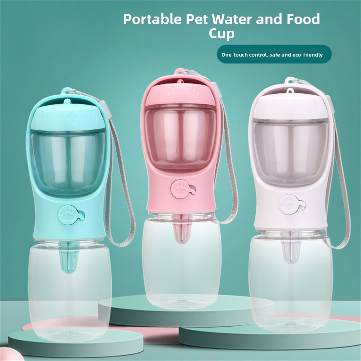 Pet Food & Water Bottle