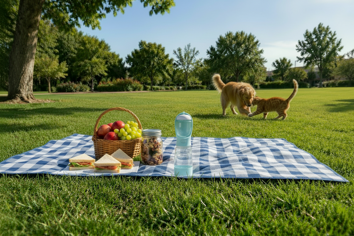 Pawlign Splash Picnic Scene
