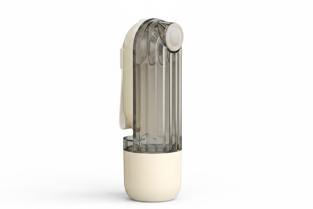Travel Bottle White Background